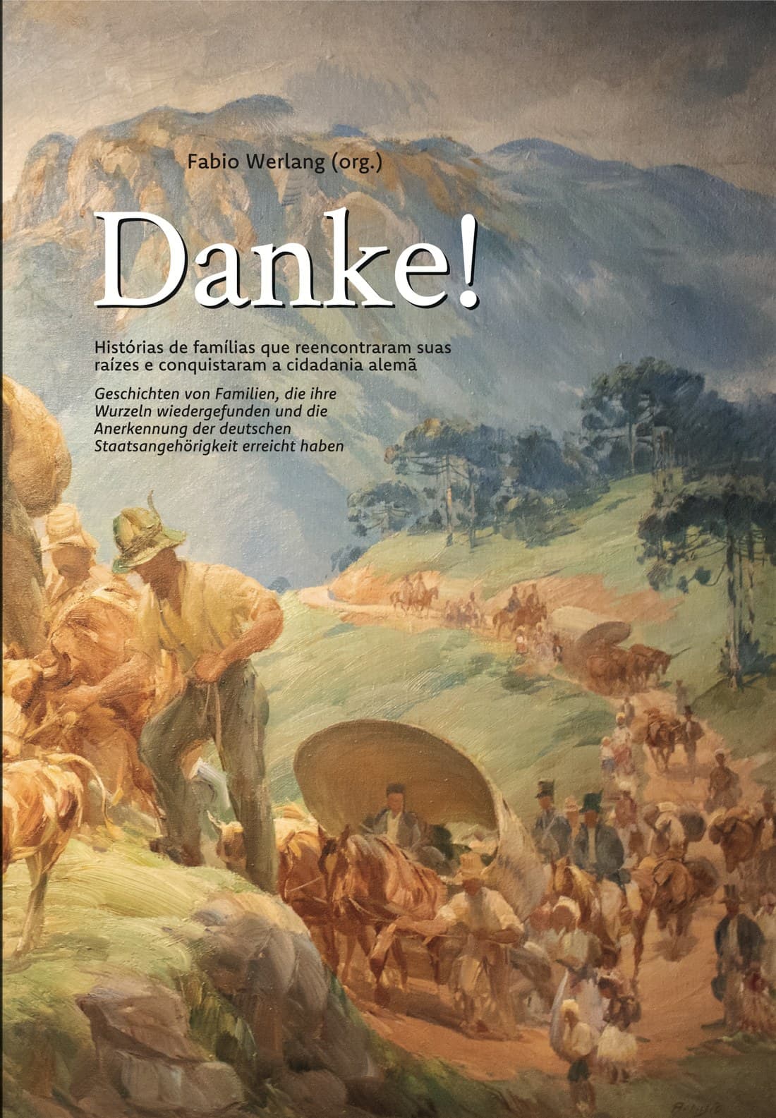 Capa do livro Danke!, organizado por Fabio Werlang